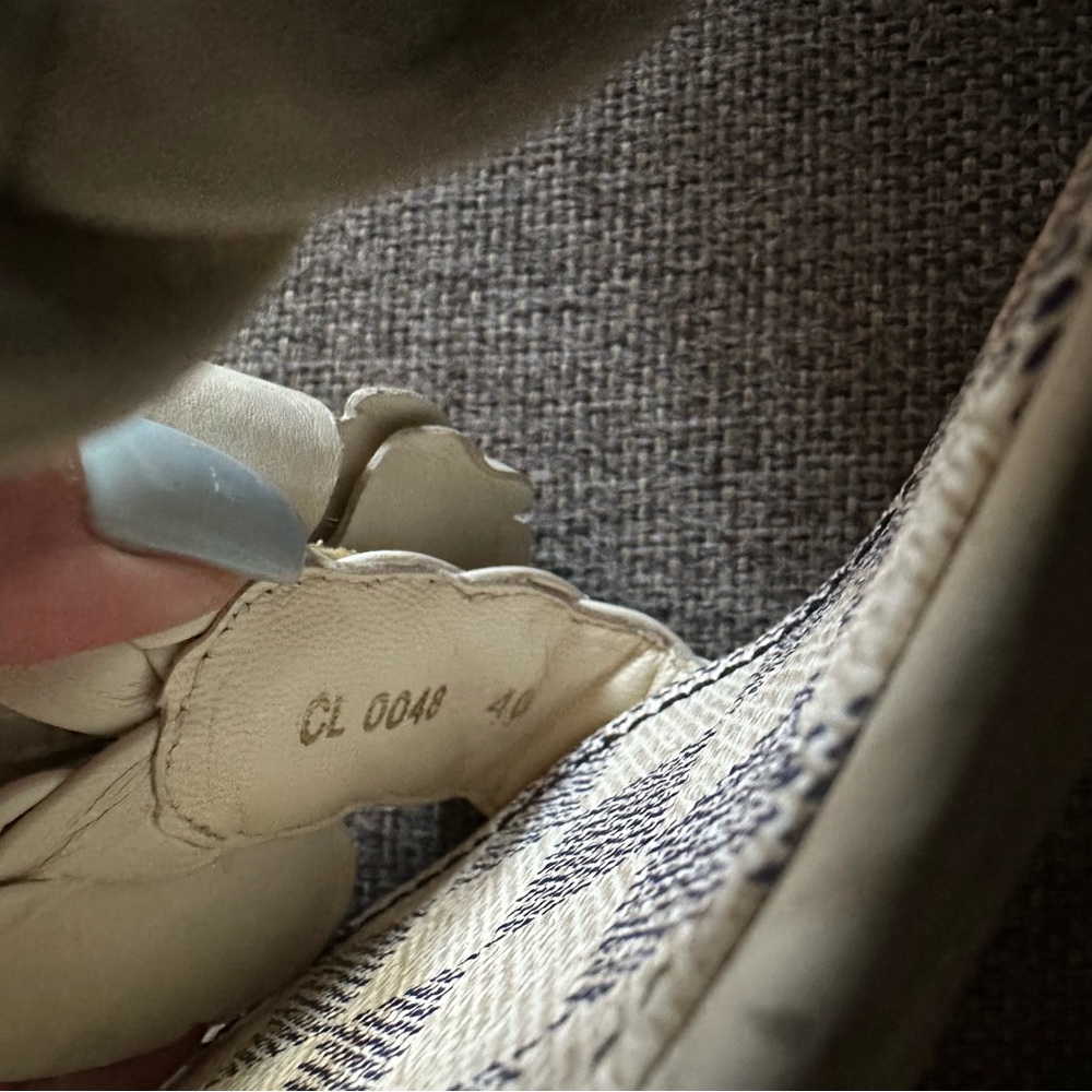 Louis Vuitton Damier flower sandal heels - Picture 5 of 6